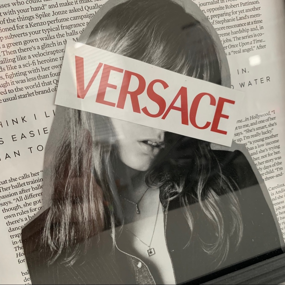 Handmade 8x10 Fashion Collage - Versace Theme - Picture 4 of 10